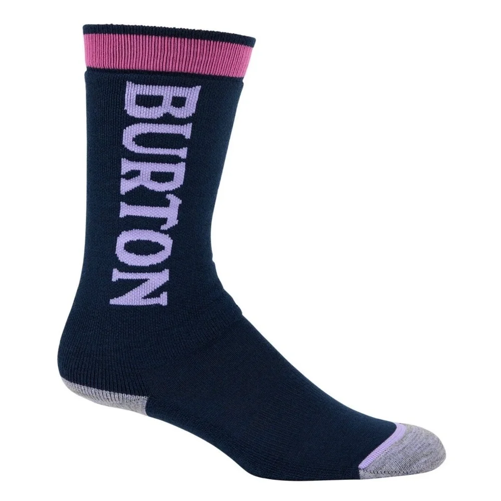 2 Pair NEW Burton Weekend Midweight Kids Medium/Large (2-4) Fuchsia Fusion Socks